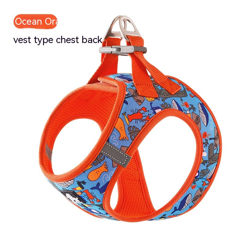 HKM-6170429 Small Dog Vest in Various Colors and Patterns - Comfortable Polyester Design