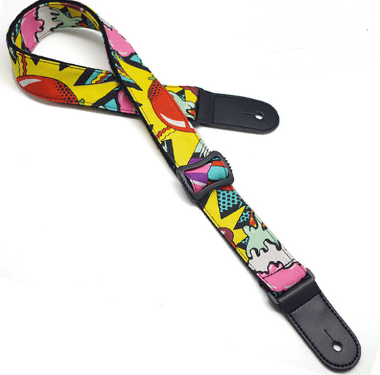 HKM-617043 Cartoon Ukulele Strap for Small Guitars
