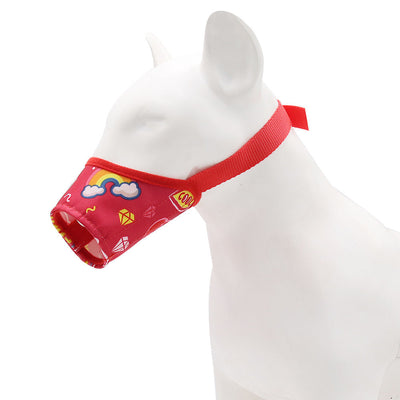 HKM-6170813 Adjustable Anti-Bite & Anti-Barking Dog Mouth Cover - Oxford Cloth for Medium and Large Dogs