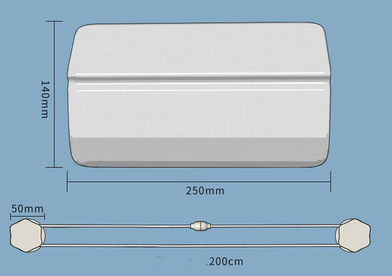 HKM-6171325 Pet Self-Opening Auxiliary Door - White Plastic Door for Pets, Automatic Closing Feature