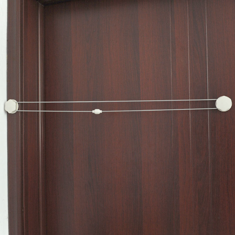 HKM-6171325 Pet Self-Opening Auxiliary Door - White Plastic Door for Pets, Automatic Closing Feature