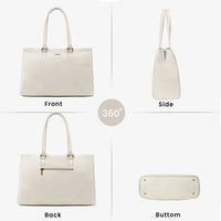 HKM-617491 Designer Women's PU Leather Tote Bag - Vintage Style Large Handbag and Briefcase