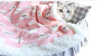 HKM-6176957 Cozy Thick Flannel Pet Seat Cushion for Winter Comfort