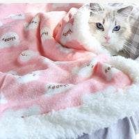 HKM-6176957 Cozy Thick Flannel Pet Seat Cushion for Winter Comfort