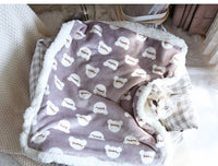 HKM-6176957 Cozy Thick Flannel Pet Seat Cushion for Winter Comfort