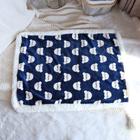 HKM-6176957 Cozy Thick Flannel Pet Seat Cushion for Winter Comfort