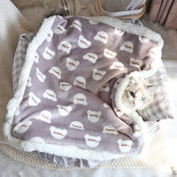 HKM-6176957 Cozy Thick Flannel Pet Seat Cushion for Winter Comfort
