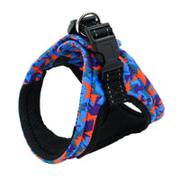 HKM-6178365 Reflective Mesh Dog Vest Harness with Quick-Release Seat Belt and Double Loop Design for Small to Medium Dogs