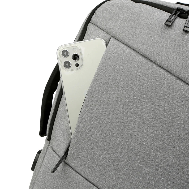 HKM-618003 Durable USB Charging Travel Laptop Backpack with Large Capacity for Office and Outdoor Use