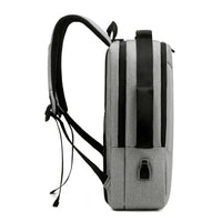 HKM-618003 Durable USB Charging Travel Laptop Backpack with Large Capacity for Office and Outdoor Use