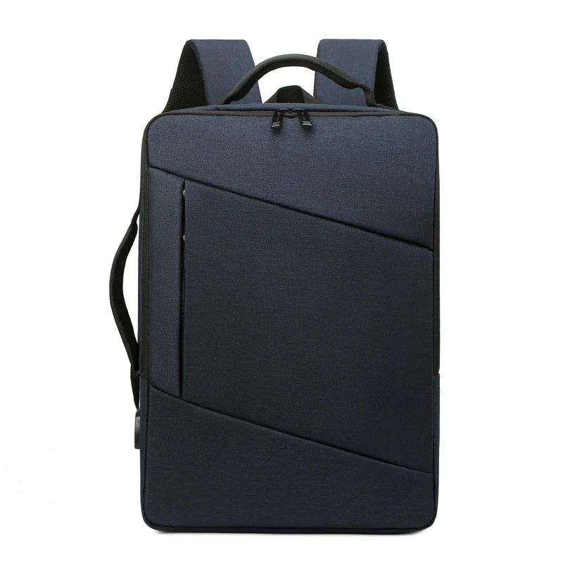 HKM-618003 Durable USB Charging Travel Laptop Backpack with Large Capacity for Office and Outdoor Use