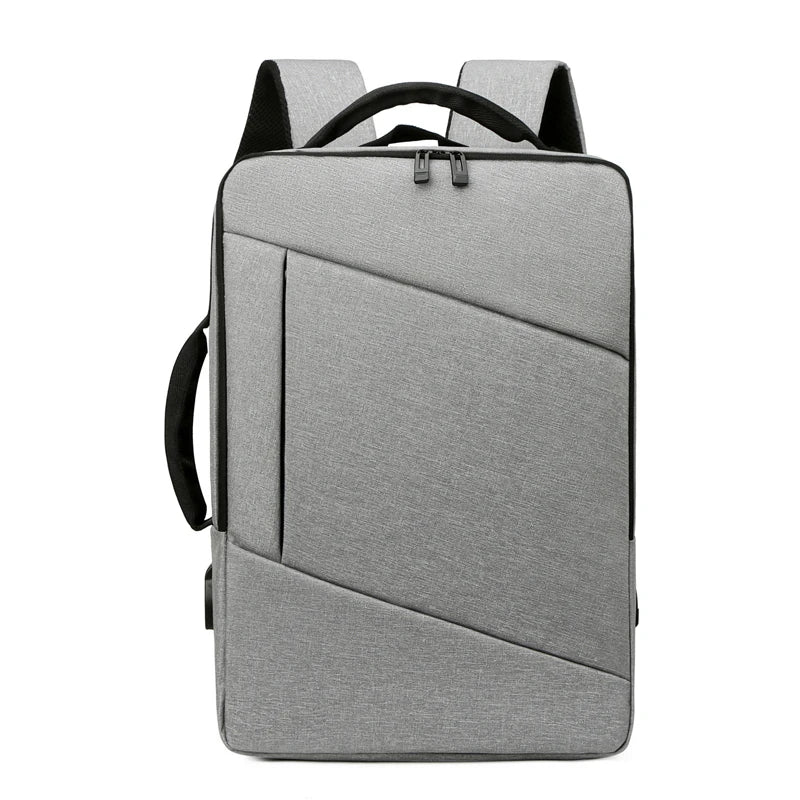 HKM-618003 Durable USB Charging Travel Laptop Backpack with Large Capacity for Office and Outdoor Use