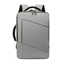 HKM-618003 Durable USB Charging Travel Laptop Backpack with Large Capacity for Office and Outdoor Use