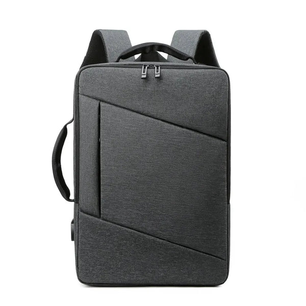 HKM-618003 Durable USB Charging Travel Laptop Backpack with Large Capacity for Office and Outdoor Use