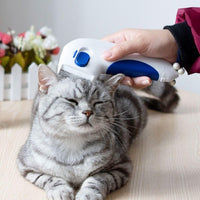 HKM-6180157 Electric Pet Comb for Grooming Cats, Dogs, and Rabbits - Cordless Hair Removal Brush for All Fur Lengths