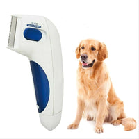 HKM-6180157 Electric Pet Comb for Grooming Cats, Dogs, and Rabbits - Cordless Hair Removal Brush for All Fur Lengths