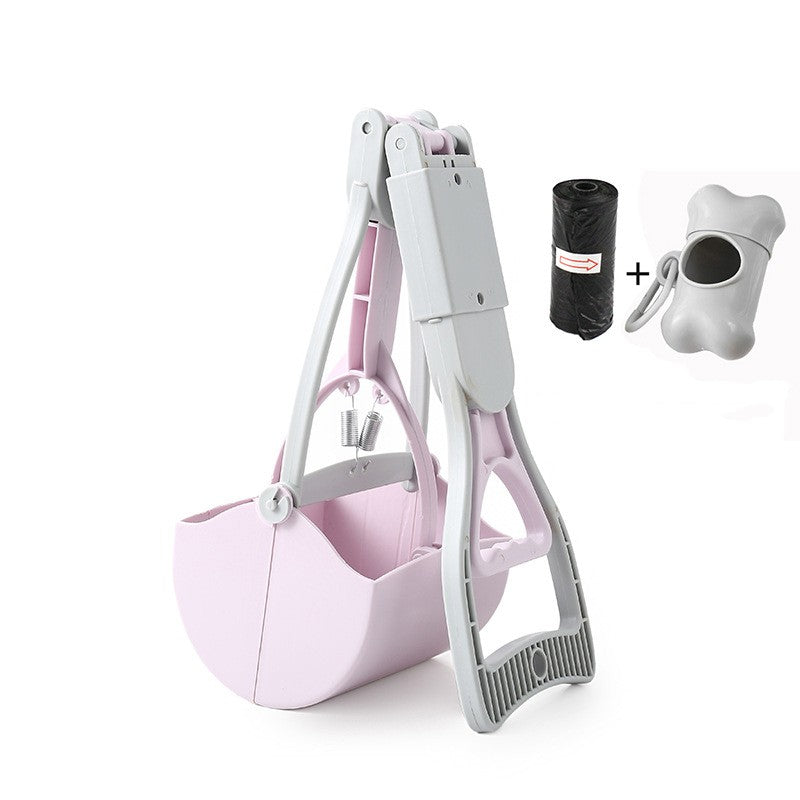 HKM-6180669 Dog Poop Picker with Trash Bag and Bones - Multiple Color Options Available