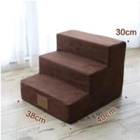 HKM-6181053 Pet Stair Ladder for Dogs - Soft and Compact Steps for Easy Access to Sofas and Beds, Ideal for Older or Small Pets