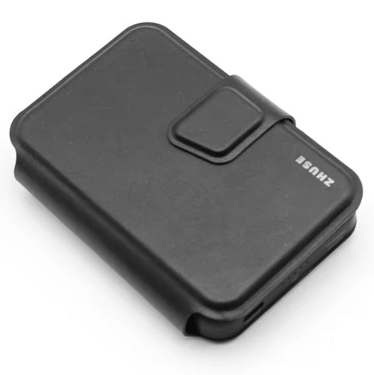HKM-618195 Slim Wireless Power Bank with Card Holder - Portable Charging Wallet for Qi-Enabled Devices