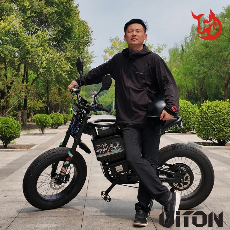 HKM-618259 S300 60V 25Ah High-Speed Electric Bike for Off-Road Use, Removable Battery, Hydraulic Disc Brakes, 70KM/H Max Speed