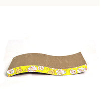 HKM-6182845 S-Shaped and M-Shaped Corrugated Cat Scratcher and Lounger for Claw Maintenance