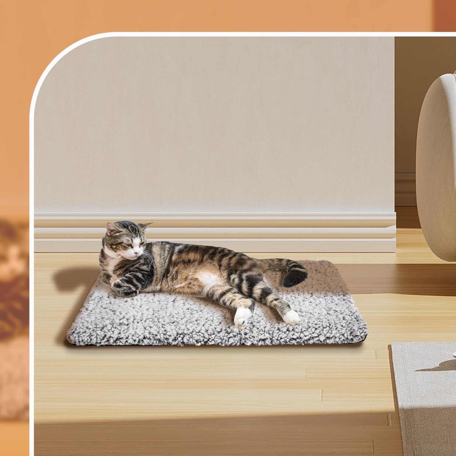 HKM-6184509 Waterproof Leak-proof Heating Pet Mat for Cats and Dogs - Constant Temperature, Multiple Sizes Available