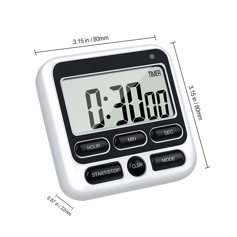 HKM-618451 Student-Friendly Kitchen Timer with Clear Display and Adjustable Alarm