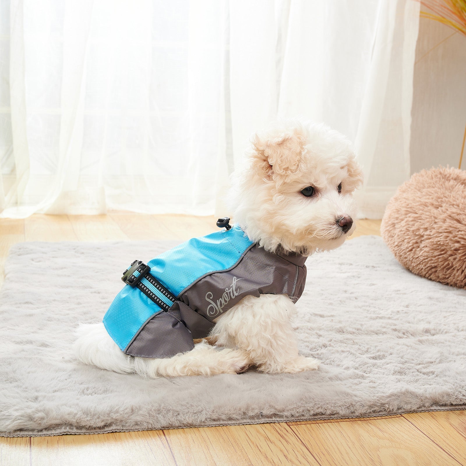 HKM-6185917 Waterproof Dog Raincoat for Summer - Lightweight Pet Jumpsuit for Chihuahuas and Dobermans