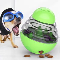 HKM-6186429 Balance Car Dog Toy with Leakage Food Feeder Tumbler in Various Colors