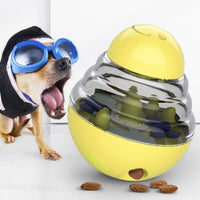 HKM-6186429 Balance Car Dog Toy with Leakage Food Feeder Tumbler in Various Colors