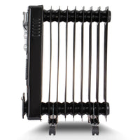 HKM-618707 2400W Oil Filled Radiator with Adjustable Thermostat and Overheat Protection, Portable Freestanding Heater
