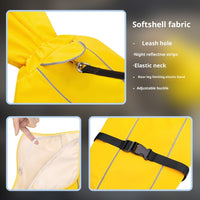 HKM-6187197 Waterproof Outdoor Pet Dog Raincoat in Yellow, Beige, Black - Sizes XL to 7XL