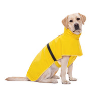 HKM-6187197 Waterproof Outdoor Pet Dog Raincoat in Yellow, Beige, Black - Sizes XL to 7XL