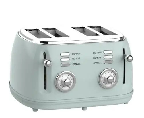 HKM-618835 Electric Kettle and 4-Slice Toaster Kitchen Set with Temperature Display, 1.7L 3000W Kettle and 1500W Toaster