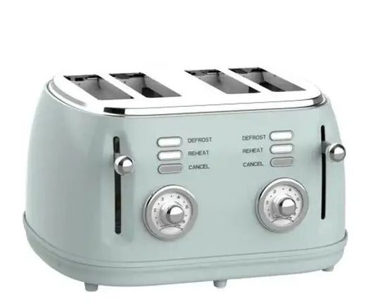HKM-618835 Electric Kettle and 4-Slice Toaster Kitchen Set with Temperature Display, 1.7L 3000W Kettle and 1500W Toaster