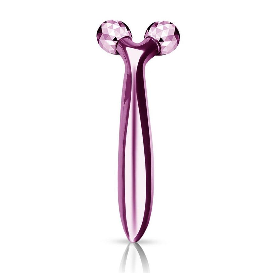HKM-618835 Y Roller Mini 3D Face-Lifting Massager - Available in Gold and Purple