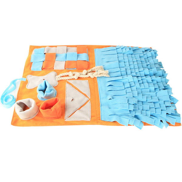 HKM-6190269 Dog Bite Resistant Sniffing Pad for Stress Relief and Slow Food Training - 50x70cm in Orange or Pink