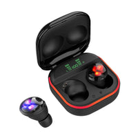 HKM-619091 S190 Wireless TWS Bluetooth 5.1 Earbuds with Touch Control and Digital Display