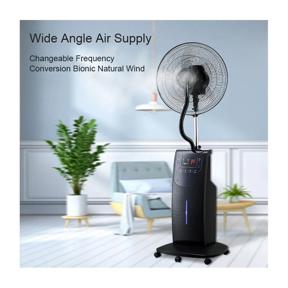 HKM-619283 Remote Control Standing Air Cooler with Humidifier and Water Mist Spray
