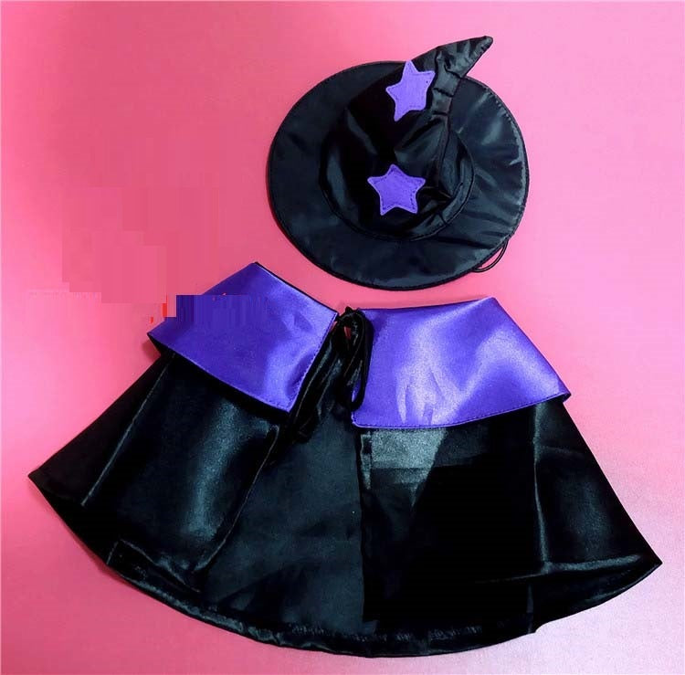 HKM-6193981 Halloween Cloak and Hat Set for Cats and Small to Medium Dogs
