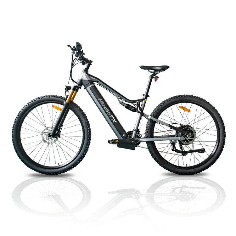 HKM-619411 29-Inch Full Suspension Electric Mountain Bike with Aluminum Alloy Frame and 27 Speed Gears