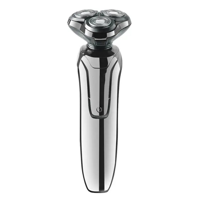 HKM-619411 Portable Electric Shaver with USB Charging, Stainless Steel Blade and Cleaning Reminder for Men