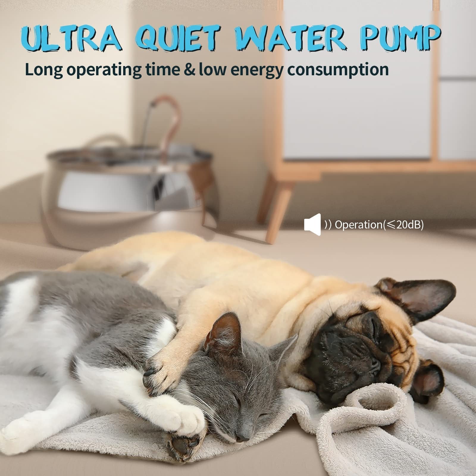 HKM-6194237 4L Stainless Steel Gooseneck Water Dispenser with Copper Tube for Cats and Dogs