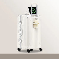 HKM-619475 Durable Water-Resistant Trolley Luggage with Cup Holder Hook