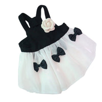 HKM-6196541 Summer Light Cotton and Linen Pet Skirt for Cats and Dogs, Tutu Style, Multiple Sizes Available