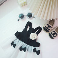 HKM-6196541 Summer Light Cotton and Linen Pet Skirt for Cats and Dogs, Tutu Style, Multiple Sizes Available