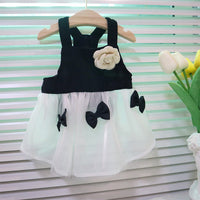 HKM-6196541 Summer Light Cotton and Linen Pet Skirt for Cats and Dogs, Tutu Style, Multiple Sizes Available