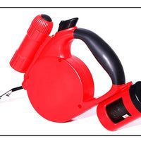 HKM-6197949 Retractable 4.5m Dog Leash with LED Light and Waste Bag Dispenser