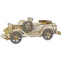HKM-619923 Wooden 3D Car Simulation Puzzle Model for Children Ages 7-14 - Variety of Designs Available