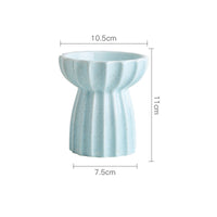 HKM-6200125 Tall Porcelain Cat Bowl - Elegant Design for Comfortable Feeding